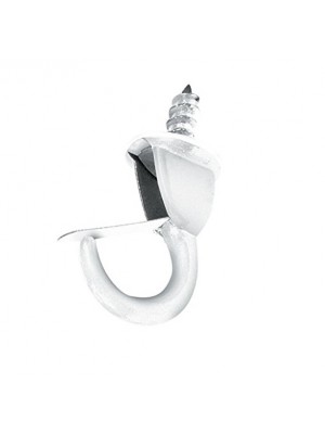 Safety Cup Hooks White 32mm 