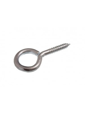 Screw In Eye Closed Hooks Fixing Hanger ( No.18 ) 8mm X 75mm BZP