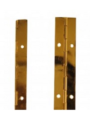 Piano Hinge EB Brass Plated Steel 300mm X 38mm ( 12 Inch X 1.5 Inch )