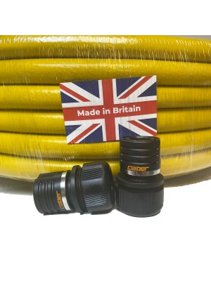 50 METRE HEAVY DUTY 3/4 inch - 19mm PRO GROWERS HOSEPIPE WITH FITTINGS