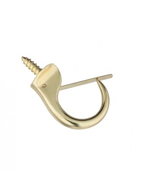 Safety Cup Hooks Brassed 22mm 