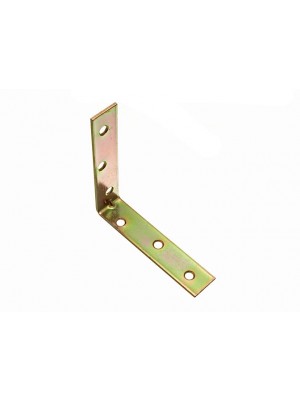 Corner Brace Support Right Angled L Brackets YZP Steel 100mm ( 4 " )