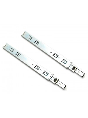 Pair Of Drawer Slides 300mm ZP Double Extension To Fit 45mm Groove