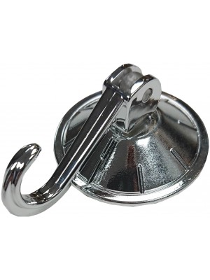 Chrome Effect Cup Suction Hook Lever Type Snap Lock 45mm