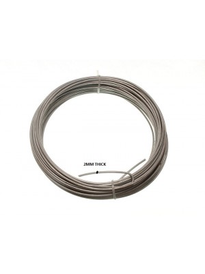Roll Of Galvanised Steel Wire 2.0 mm X 1/2 Kg Approx. 20 Metres