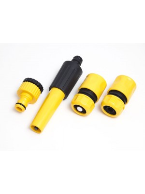 Pack Of 2 X Snap Fit Hose Connectors  1 Tap + Reducer 1 Spray Nozzle