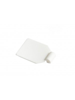 White Plastic Price Tags For Pegboard Hanger Display Hooks