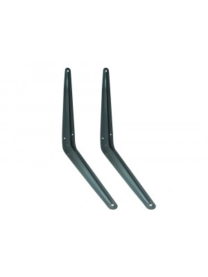 Grey London Type Bracket Shelf Support 14 X 12 Inch 350mm X 300mm