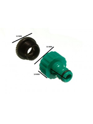 Quick Fix Hose - Outdoor Tap Connector + Reducer Fits Hozelock