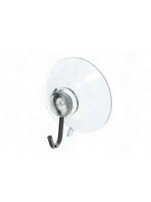 Clear Suction Window Hooks With Steel Wire Hook 25mm 1 Inch