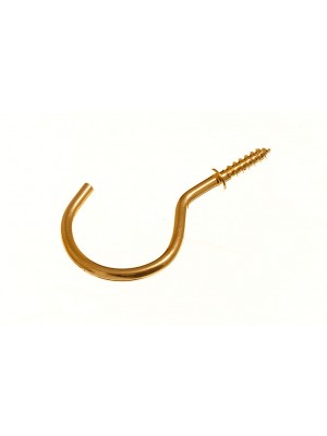 Shouldered Screw In Cup Hanger Hooks 50mm 2 Inch EB Steel