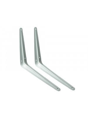 White Shelf Support London Brackets 200mm X 250mm 8 Inch X 10 Inch 