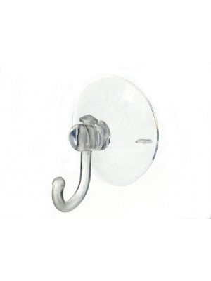 Clear Suction Window Hooks With Plastic Hook 45mm 1 3/4 Inch