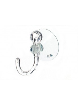 Clear Suction Window Hooks With Plastic Hook 25mm 1 Inch