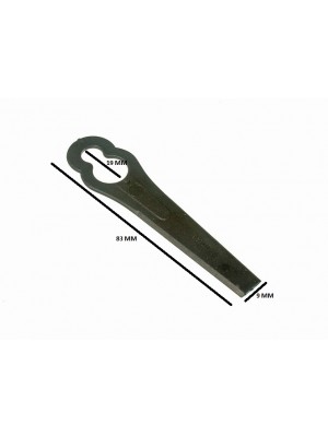 Mower Blades Plastic Clip-On To Fit Most With Figure Of 8 Mountings