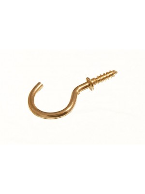 Shouldered Screw In Cup Hanger Hooks 25mm 1 Inch EB Steel