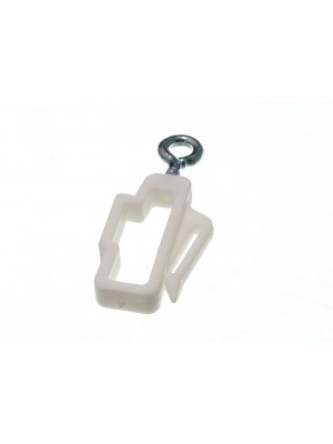 Curtain Glide Rail Stop Ends Fits Swish Whiteline