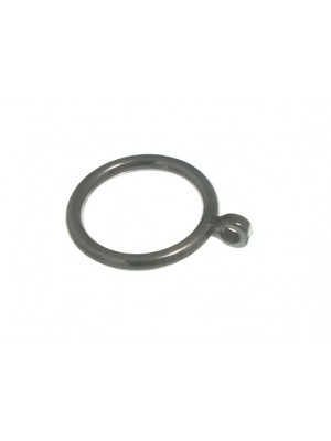 Curtain Rod Rings Fixed Eyelet Metal Id 25mm For Poles To 20mm Dia.