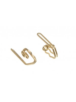 Wire Brassed Steel Metal Curtain Curled Twist Over Standard Hooks 