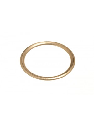 6 x CURTAIN RINGS BRASSED METAL INTERNAL DIAMETER 27mm 1 1/16' INCH