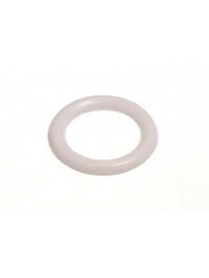 12 x CURTAIN UPHOLSTERY RINGS WHITE PLASTIC INTERNAL DIAMETER 14mm 9/16 "