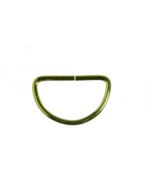 Curtain Upholstery D Rings Brassed Metal 32mm 1 1/4 Inch