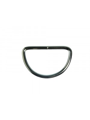 Curtain Upholstery D Rings Nickel Plated Metal 25mm 1 Inch