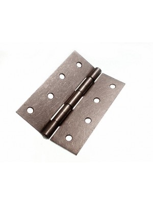 Pair Of Door Butt Hinges Steel Self Colour 100mm ( 4 Inch )