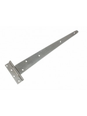 1 Pair Of 18 Inch T Tee Door / Gate / Shed Strap Hinges BZP Steel