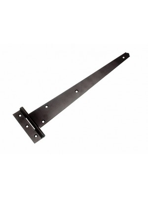 1 Pair Of 12 Inch T Tee Door  / Gate / Shed Strap Hinges Black Steel