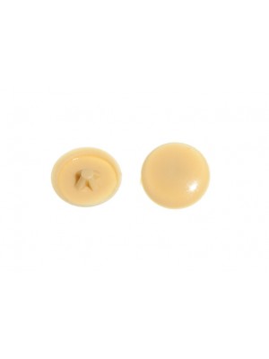 Pozi Head Push Fit Screw Cap Covers Maple