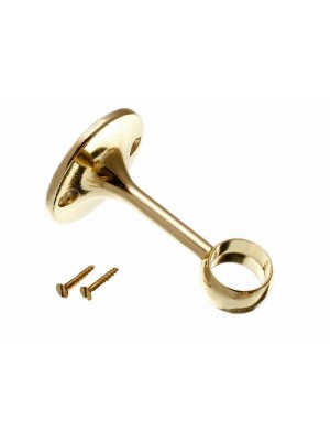 Towel Rail Centre Rod Support Bracket 19mm Brass Plated Eb