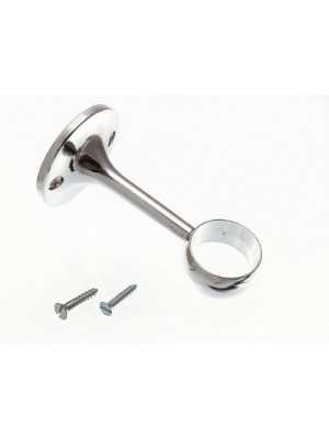 Towel Rail Centre Rod Support Bracket 25mm Chrome Plated Cp