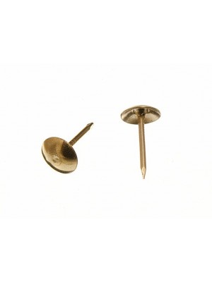 Upholstery Nail Decorative Tack Studs EB Brass Plated 10.5mm X 16mm