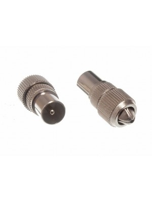 Coaxial Coax Aerial Wire Cable Connector Male