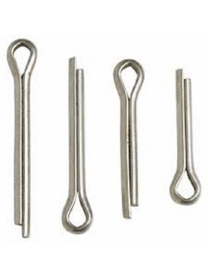 Split Cotter Pulley Retaining Pins BZP 25mm X 1.5mm ( 1 " X 1/16 " )