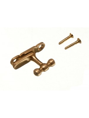 Showcase Catch Latch Solid Polished Brass + Screws