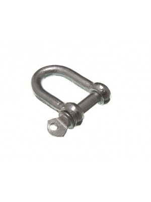 D Shackle Towing Link Hitch Fastener M8 BZP Weather Proof Steel
