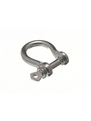 Bow Shackle Pin Chain Hitch Link 5mm Galvanised Steel