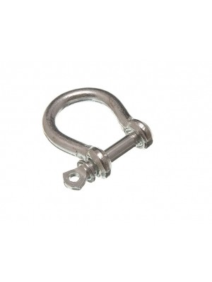 Bow Shackle Pin Chain Hitch Link 6mm Galvanised Steel
