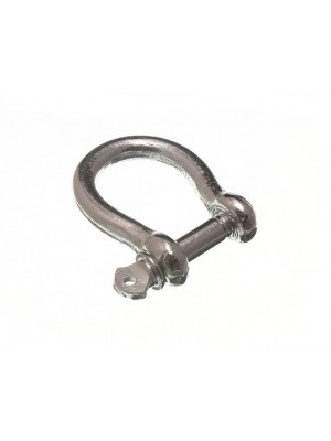 Bow Shackle Pin Chain Hitch Link 10mm Galvanised Steel