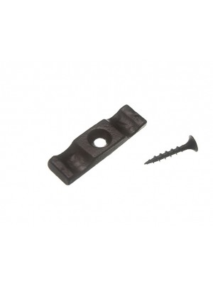 Turn Button Catch Granny Shed Cupboard Door Latch 50mm Black