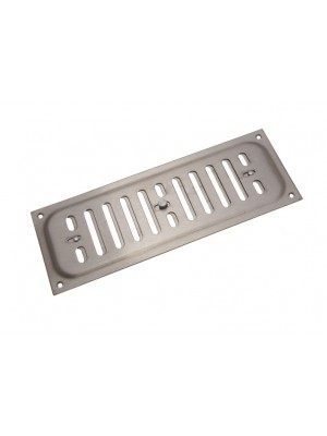 STAINLESS STEEL HIT & MISS VENT VENTILATION GRILLE COVER 9 X 3 INCH