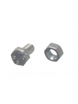Hex Bolts Set Screw 4.8 Grade M8 16mm BZP Zinc Plated 