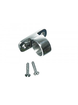 Sash Window Pole Lift Eye Ring Chrome Complete With Fixing Screws