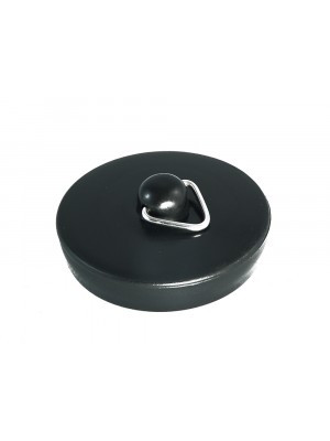 Black Plastic Basin Sink Stopper Bath Stop Stopper Plug 1 3/4 " 45mm