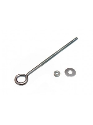 Eye Bolts With Nuts And Washers BZP Steel M6 X 150 ( 6 X 1/4 Inch )