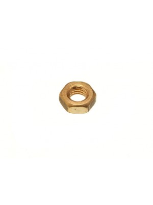 Solid Brass Hex Hexagon Head Full Nuts For Engineering Screws M3