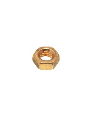 Solid Brass Hex Hexagon Head Full Nuts For Engineering Screws M4