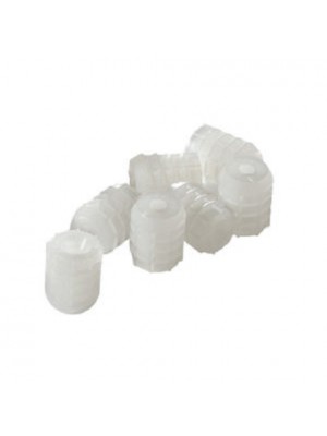 Cam Pre - Inserted Furniture Connecting Nuts White Nylon M6 X 10.5mm